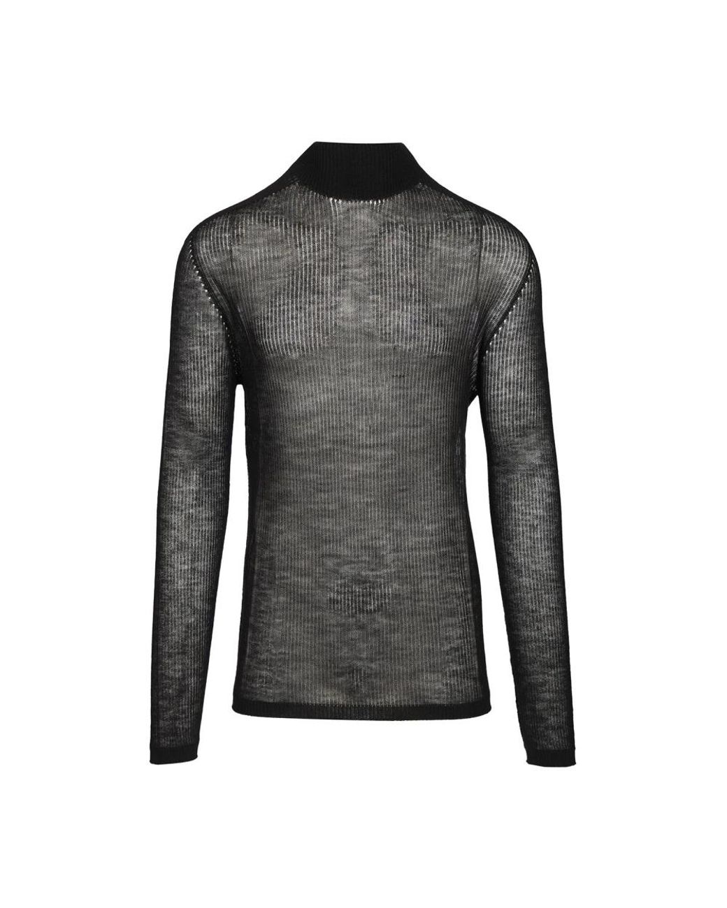 Rick Owens Black Cashmere Knitwear for men