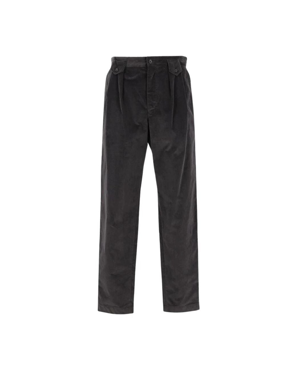Dolce & Gabbana Black Straight Trousers for men