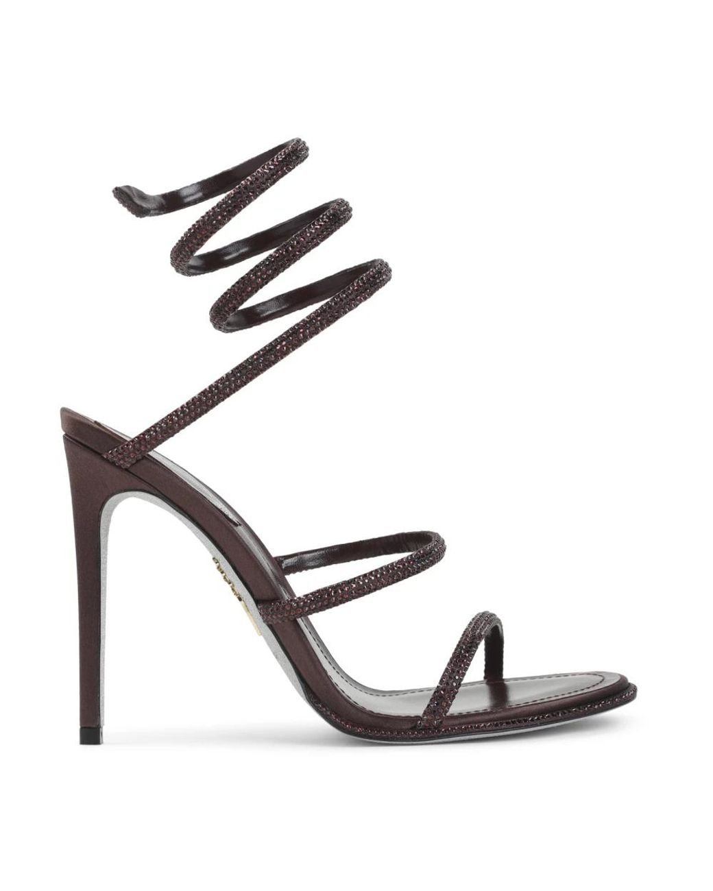 Rene Caovilla Black High Heel Sandals