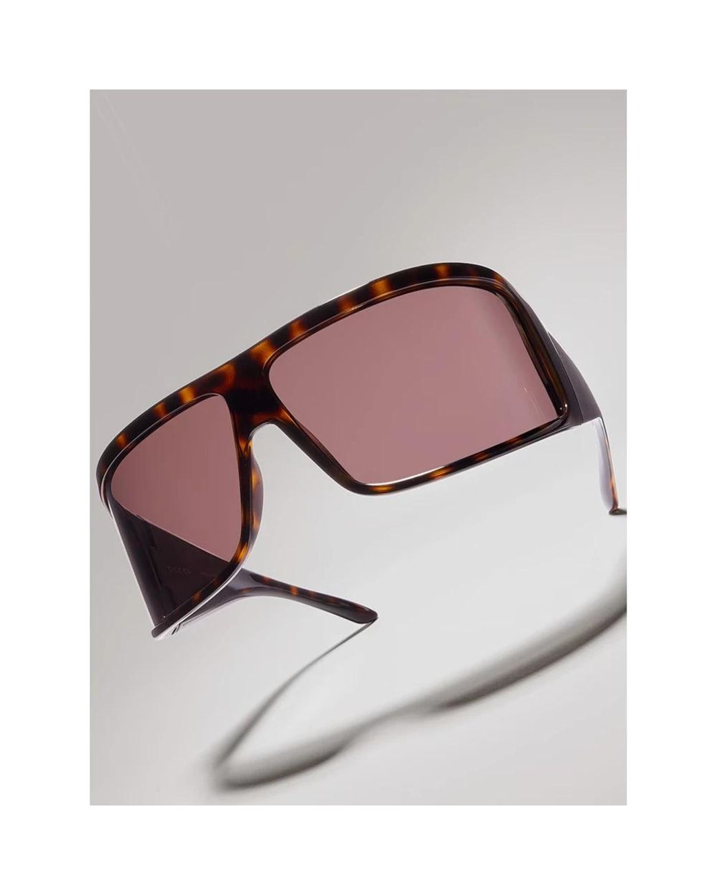 Gucci Purple Sonnenbrille Mit Quadratischem Rahmen