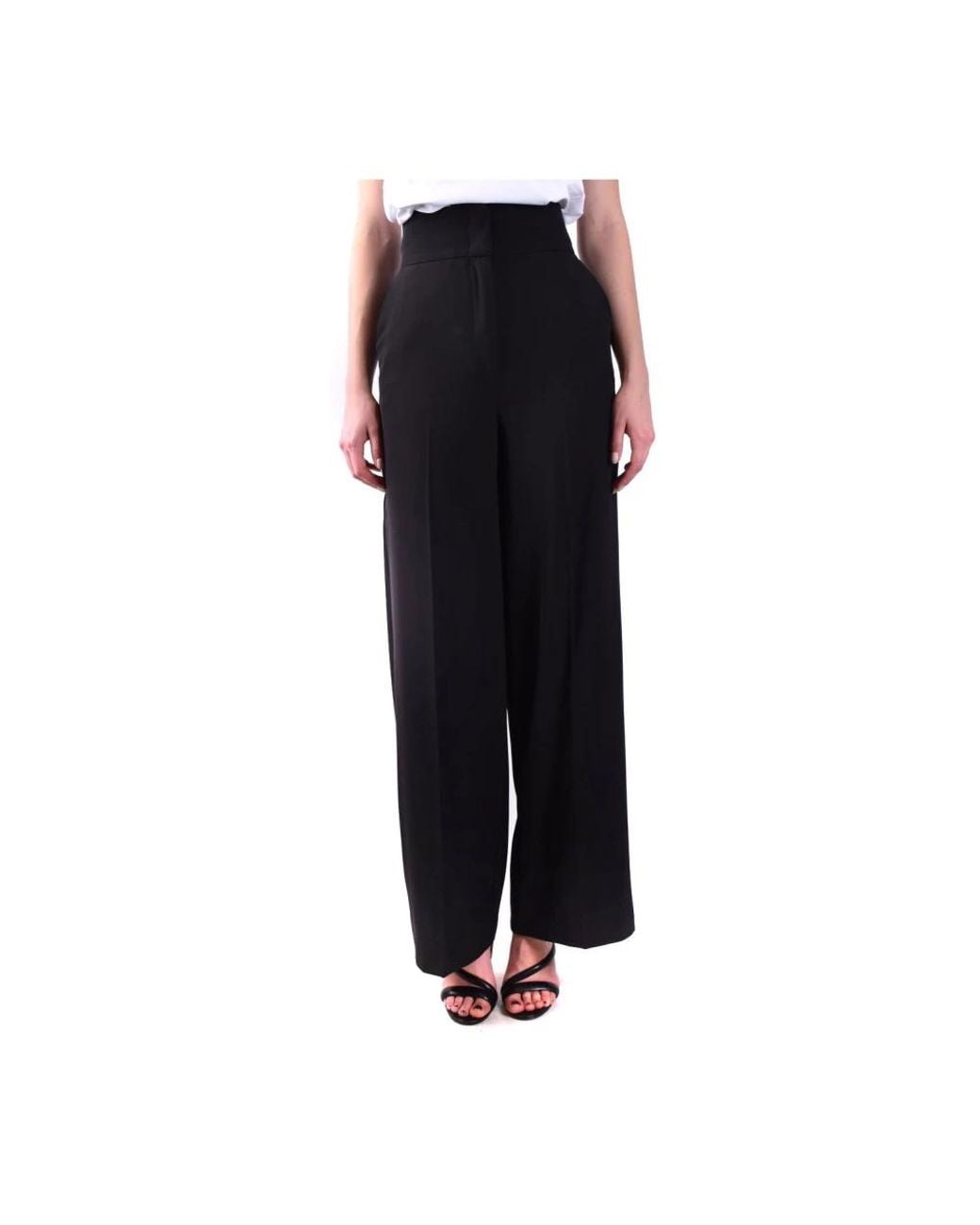 MVP WARDROBE Black Wide Trousers