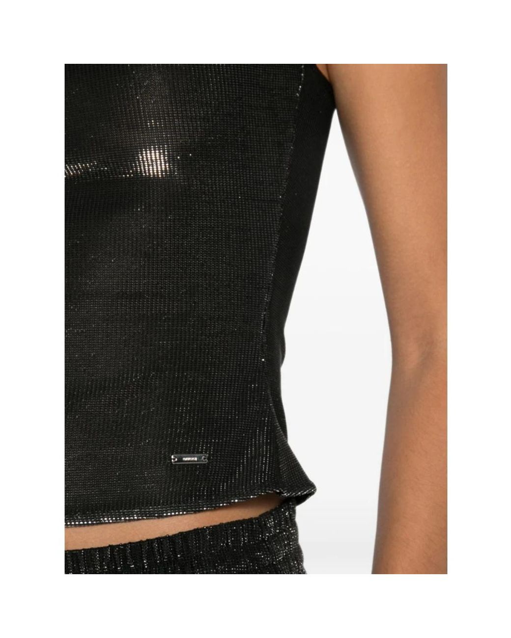 Gucci Black Sleeveless Tops