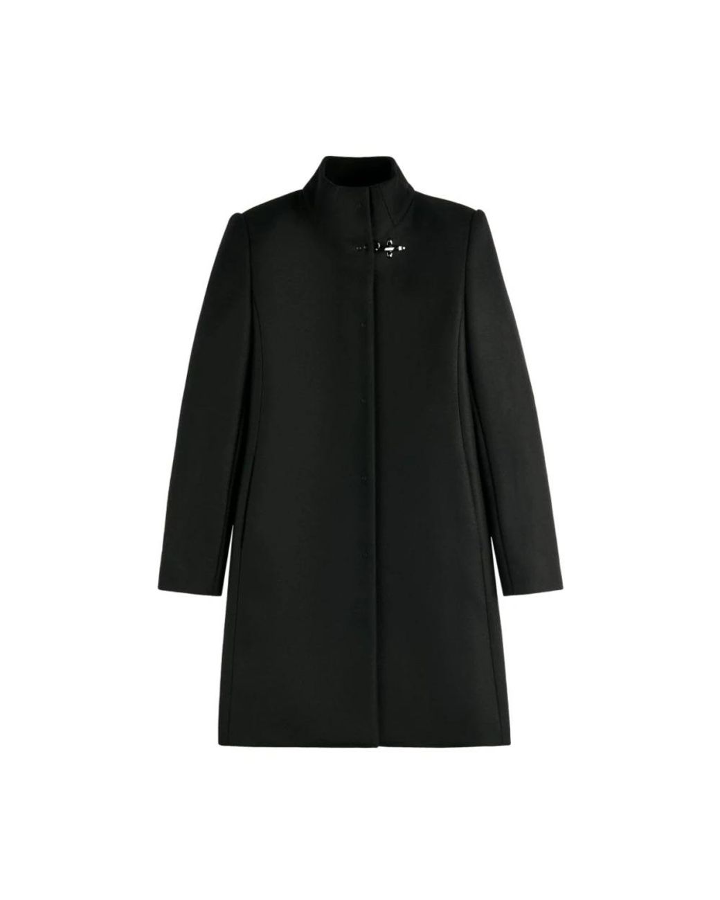 Fay Black Single-Breasted Coats