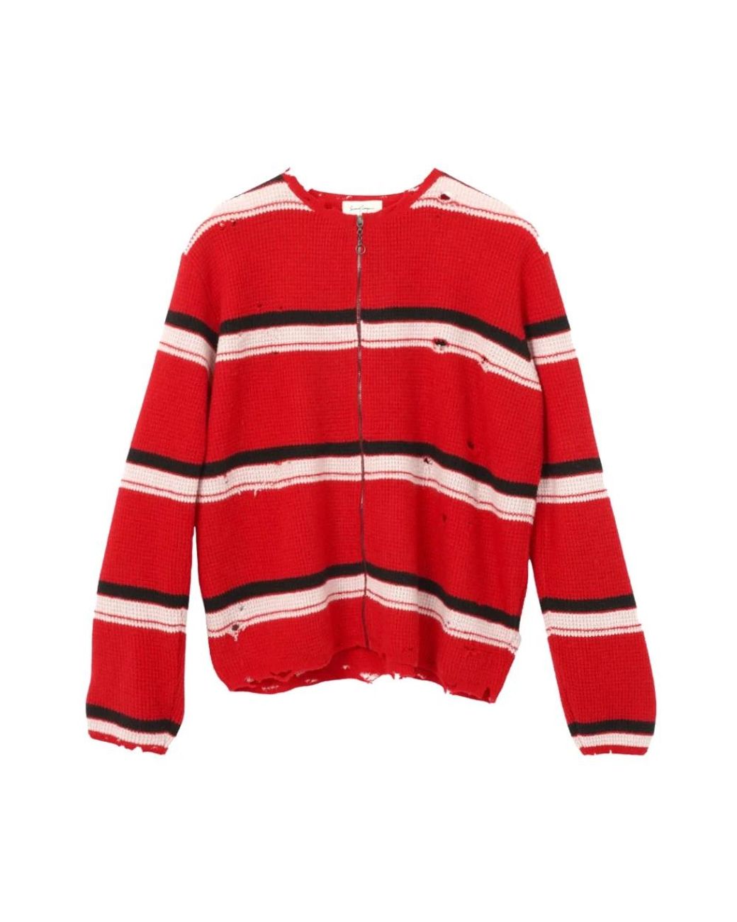 Second/Layer Friends Zip Sweater in Red für Herren