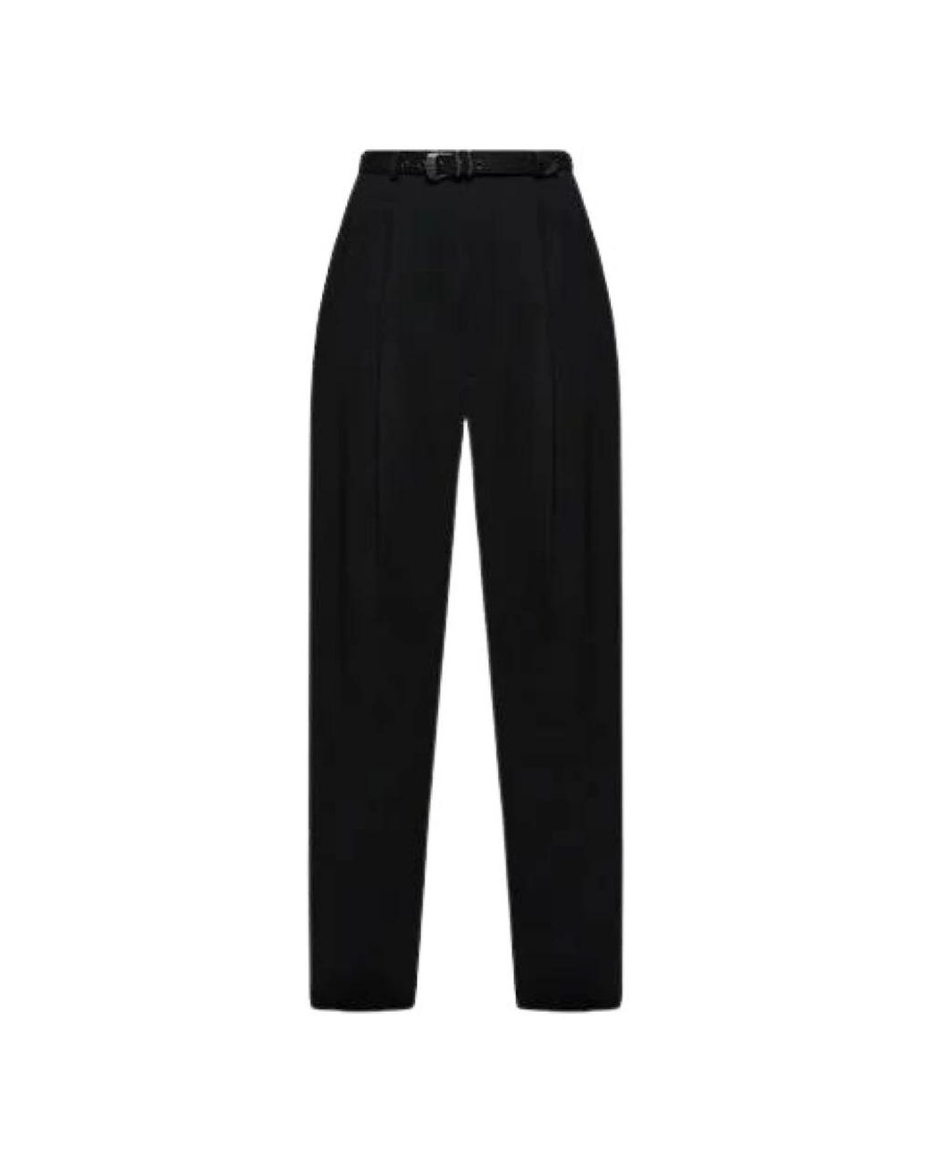 Totême Black Straight Trousers