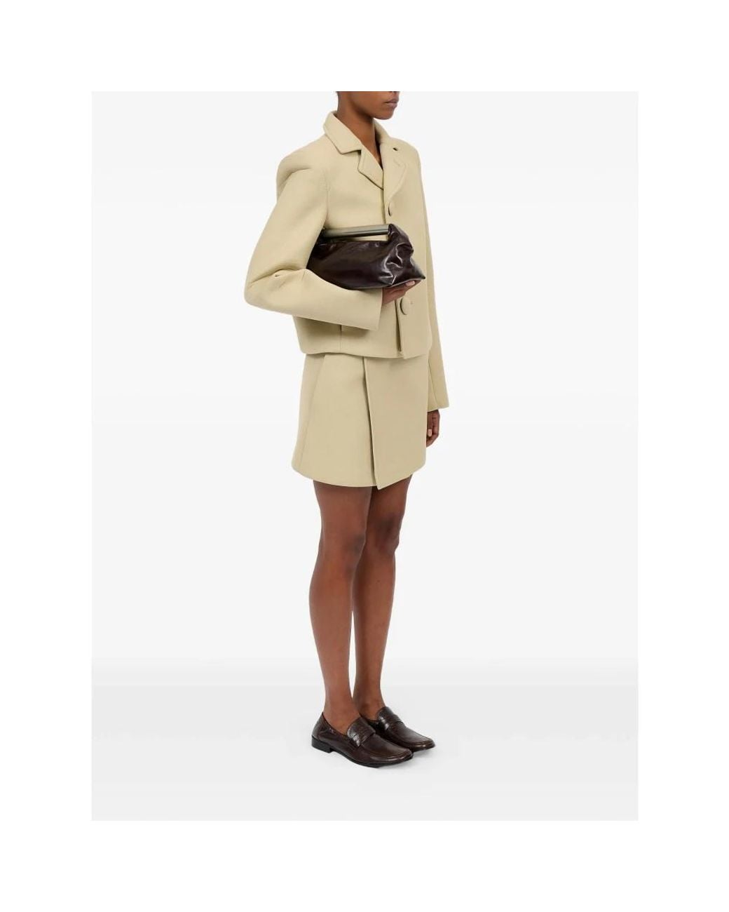 MM6 by Maison Margiela Brown Handbags