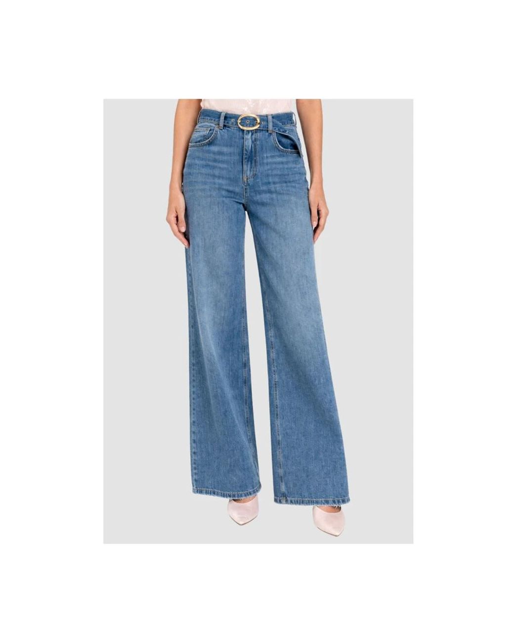 Twinset Blue Wide Jeans