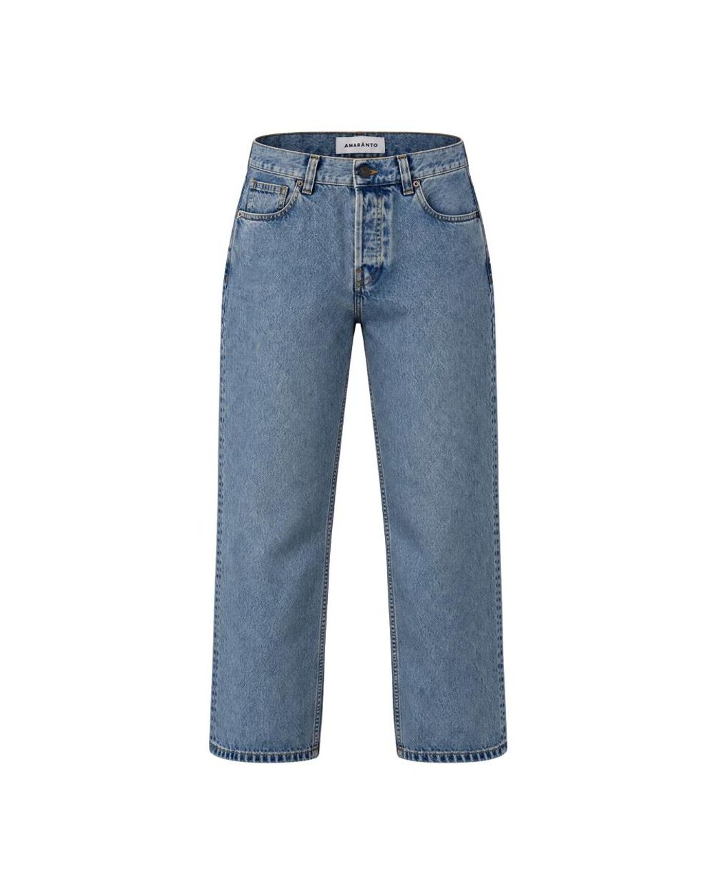 Amaranto Gerades Jeans in Blue für Herren