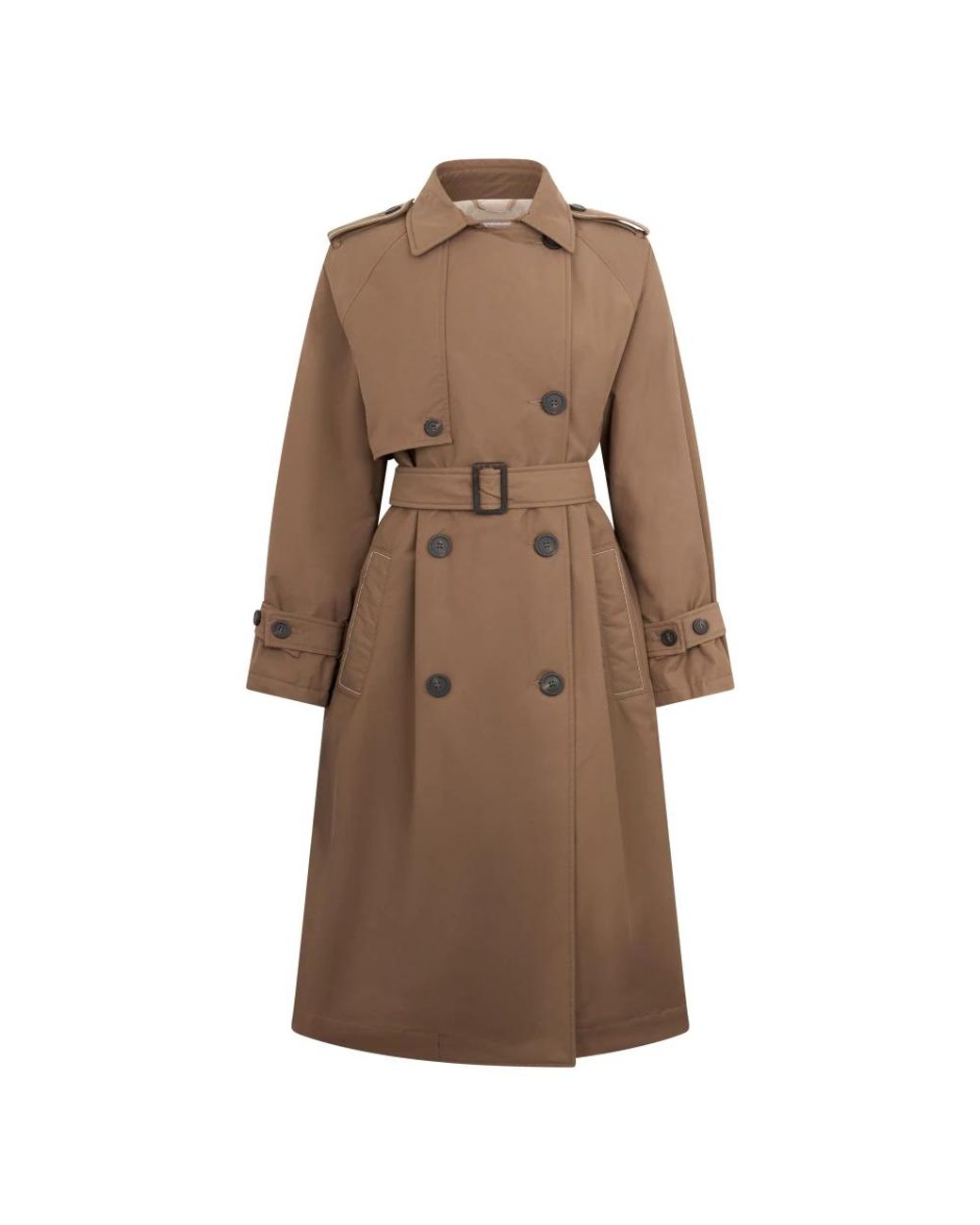 Peserico Brown Trench Coats