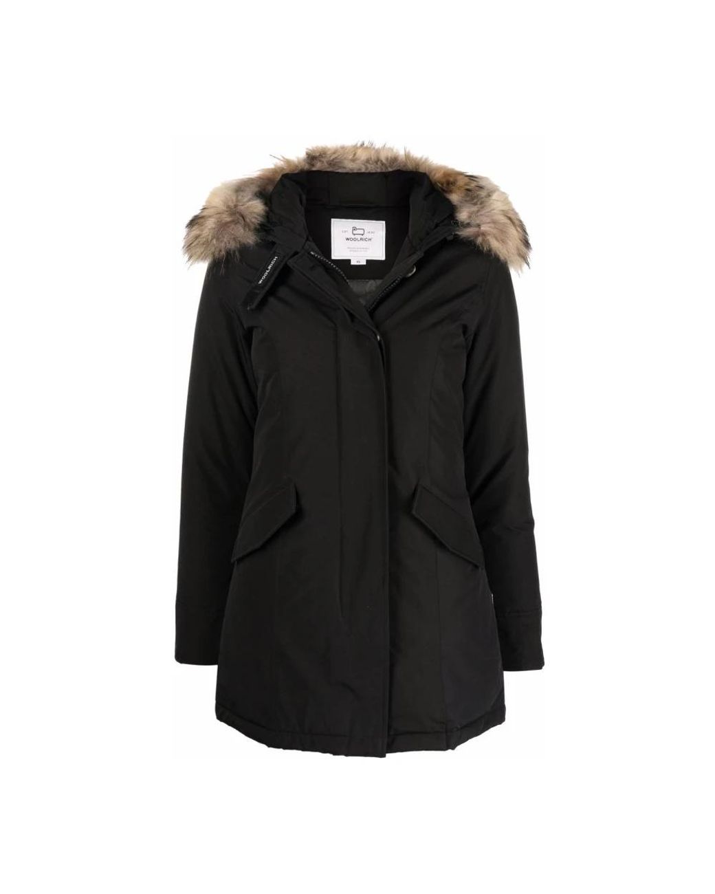 Woolrich Black Winter Jackets