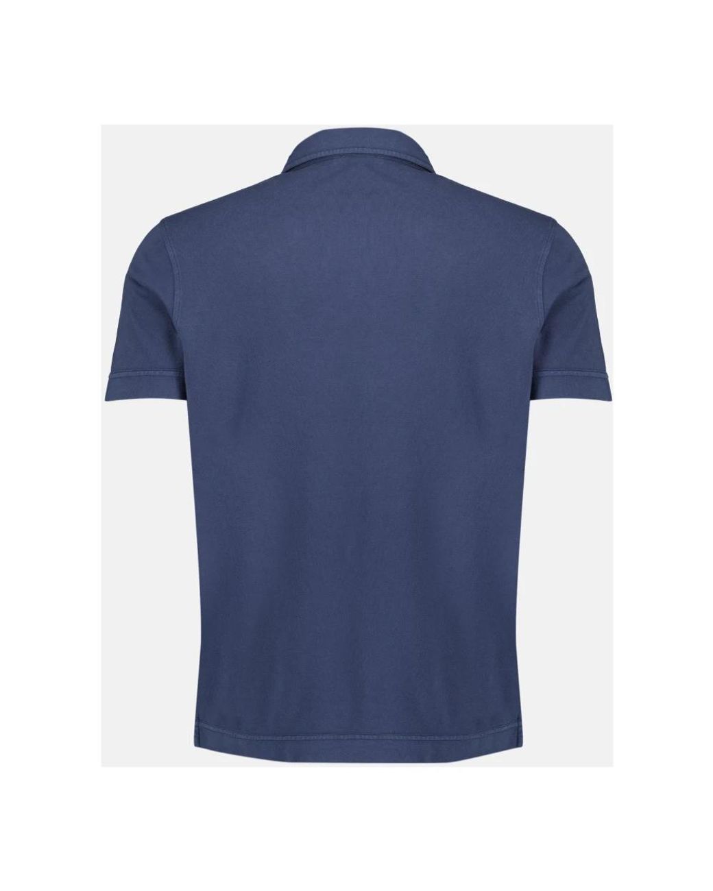 Moncler Blue Polo Shirts for men