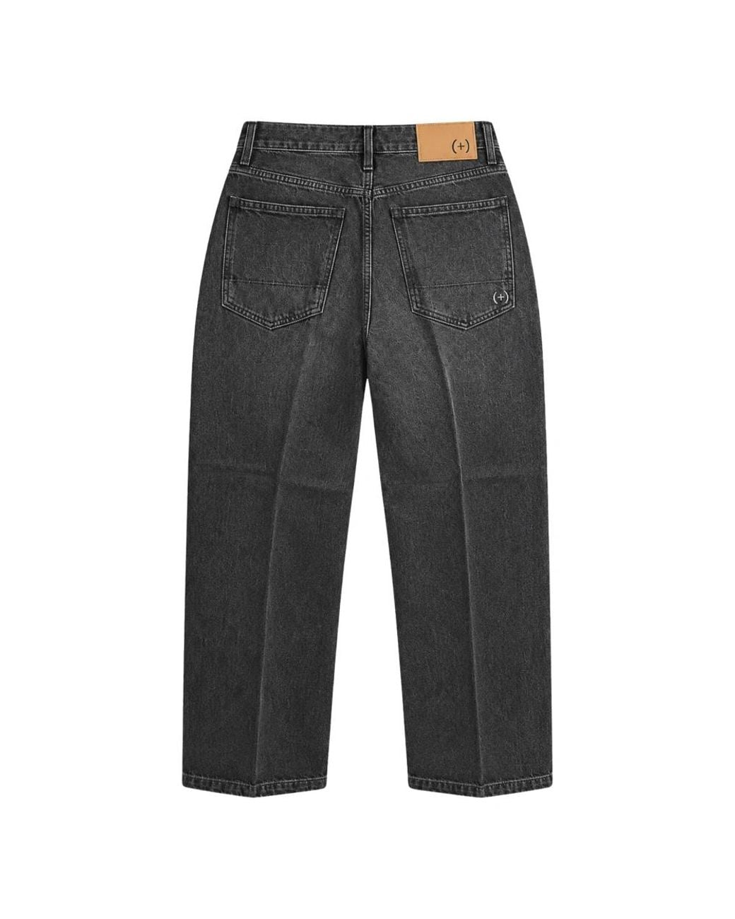 People Gray Straight Fit Jeans