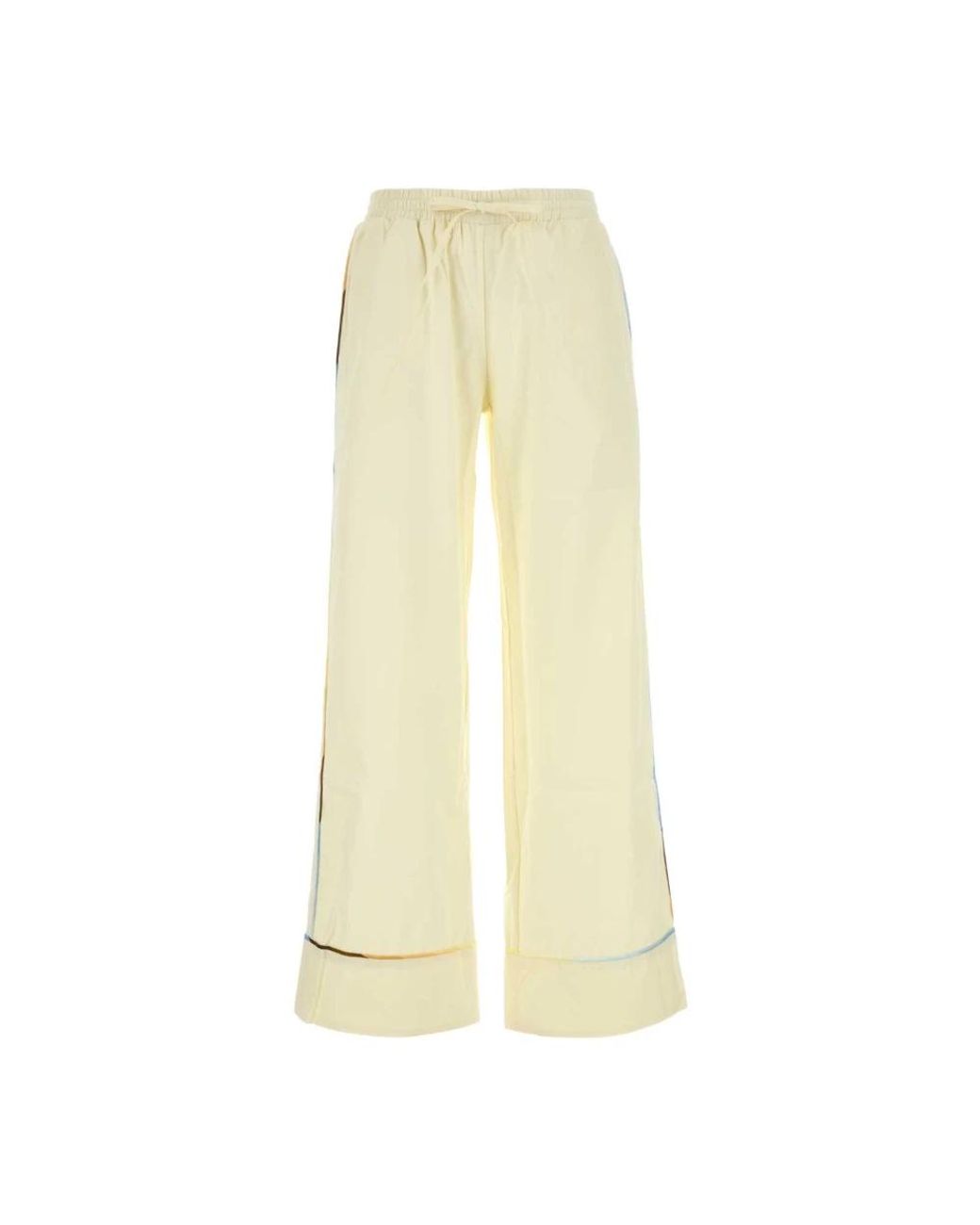 Amotea Broeken ,Geel ,Katoen Nila Pantalon in het Yellow