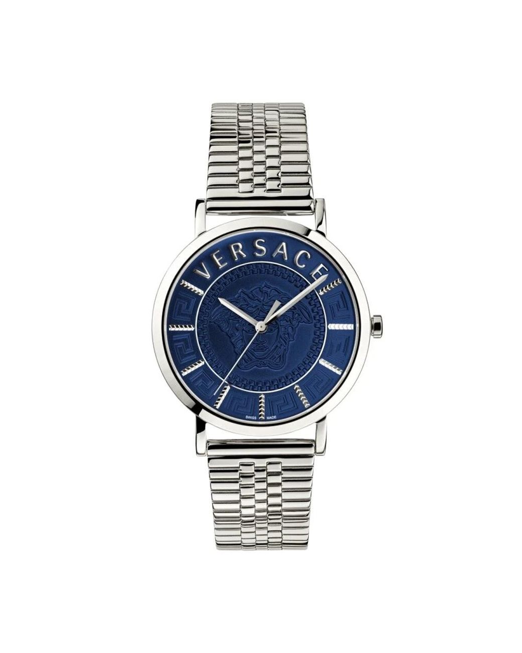 Versace V-Essential Horloge in het Blue voor heren