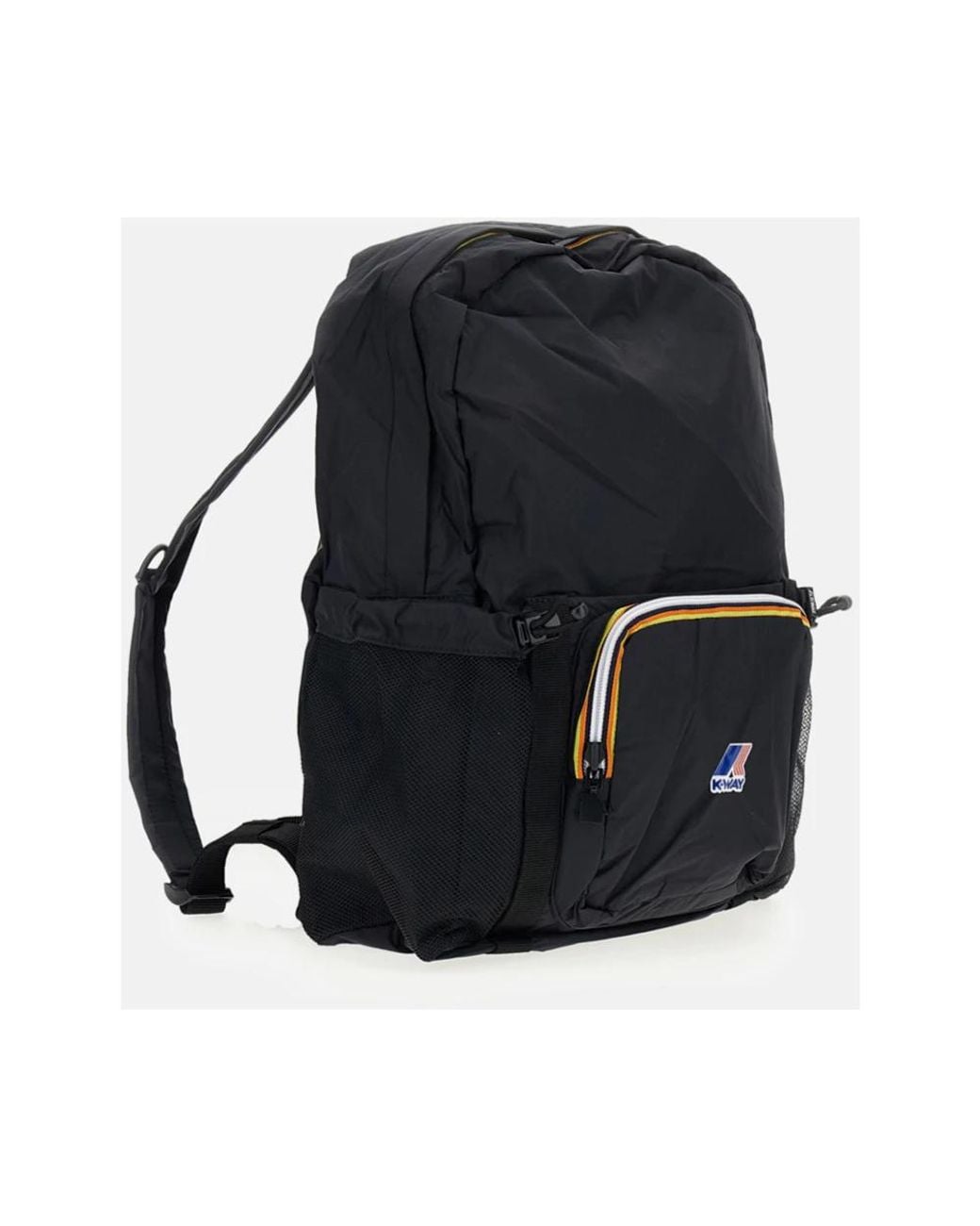 K-Way Black Backpacks for men