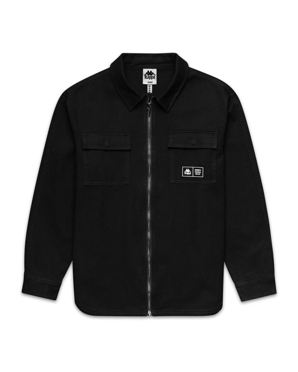 Kappa Onyde Overshirt in het Black voor heren