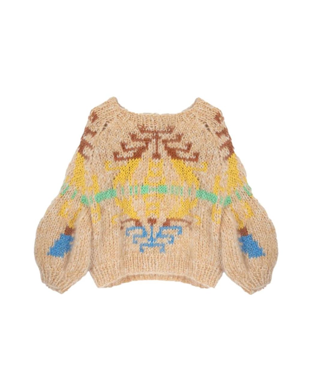 Mes Demoiselles Natural Round-Neck Knitwear