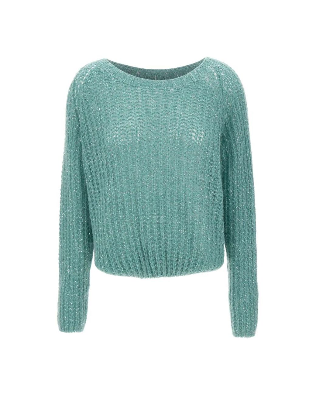 Kaos Green Round-Neck Knitwear