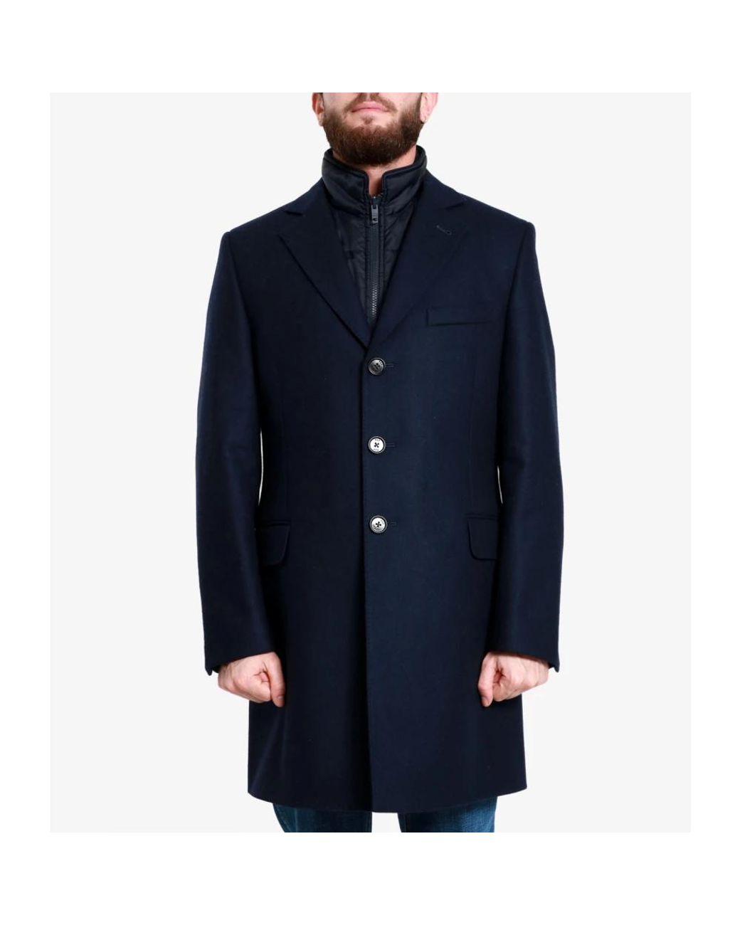 Coats > single-breasted coats Fay pour homme en coloris Blue