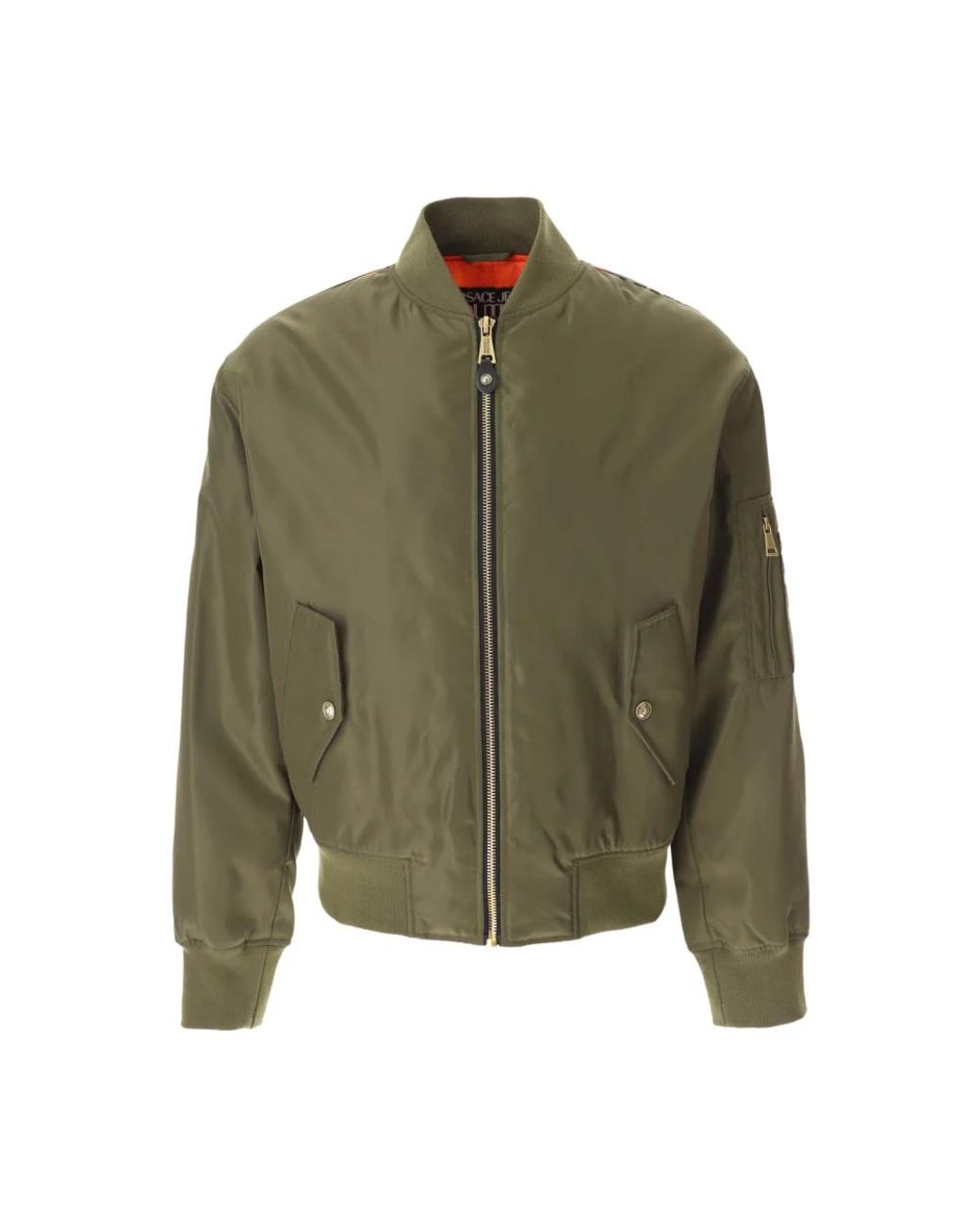 Versace Jeans Couture Green Bomber Jackets for men