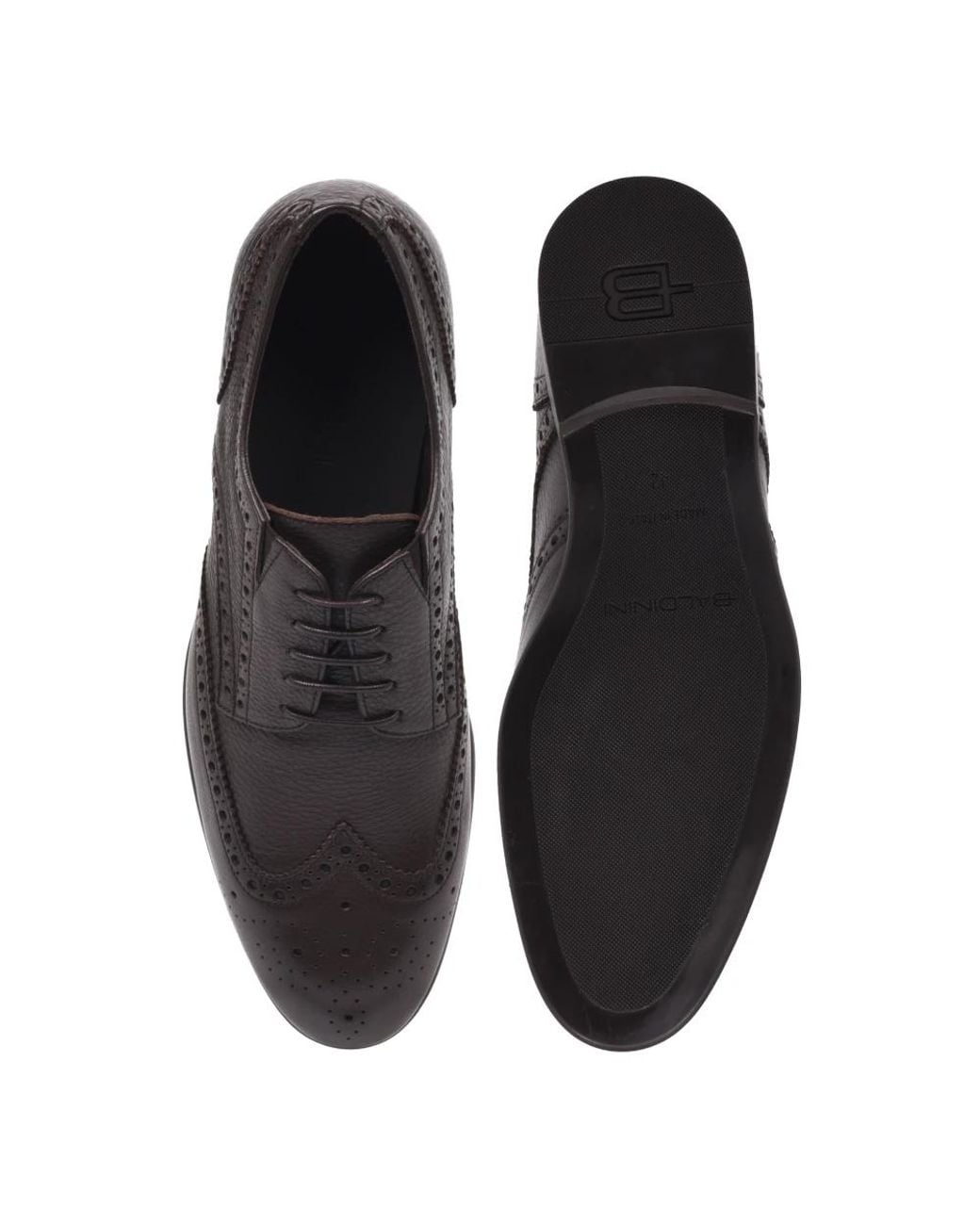 Baldinini Brown Dress Shoes for men