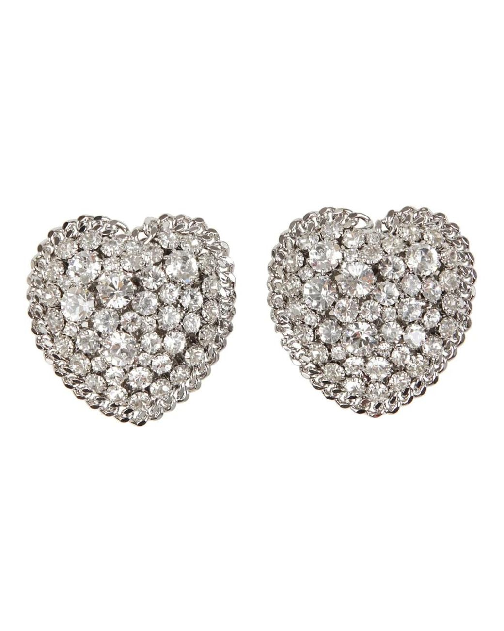 Alessandra Rich Gray Earrings