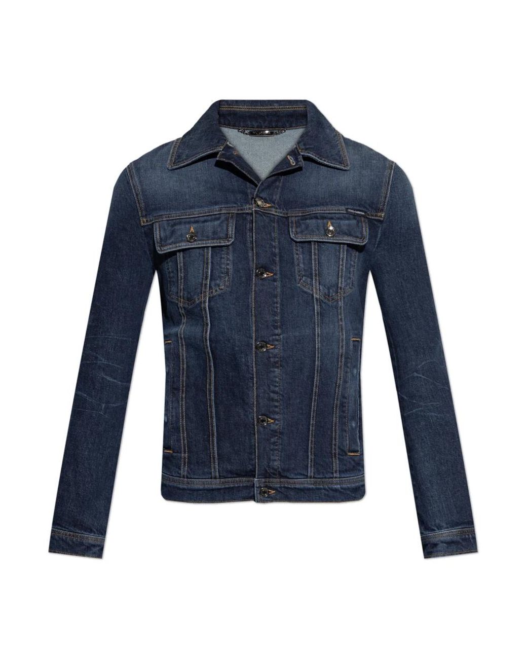 Dolce & Gabbana Jassen ,Blauw ,Denim Denim Jacket in het Blue voor heren