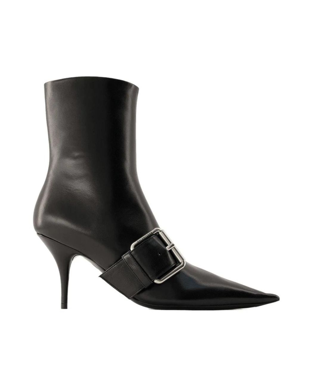 Balenciaga Black Knife Belt M80 Ankle Boots