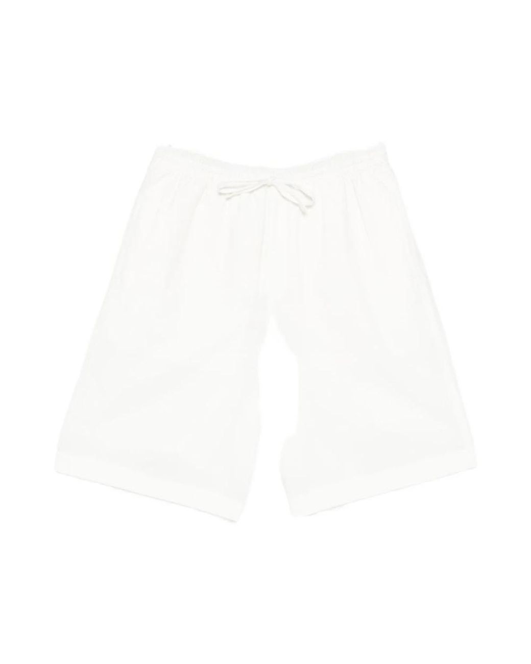 DUNST White Casual Shorts