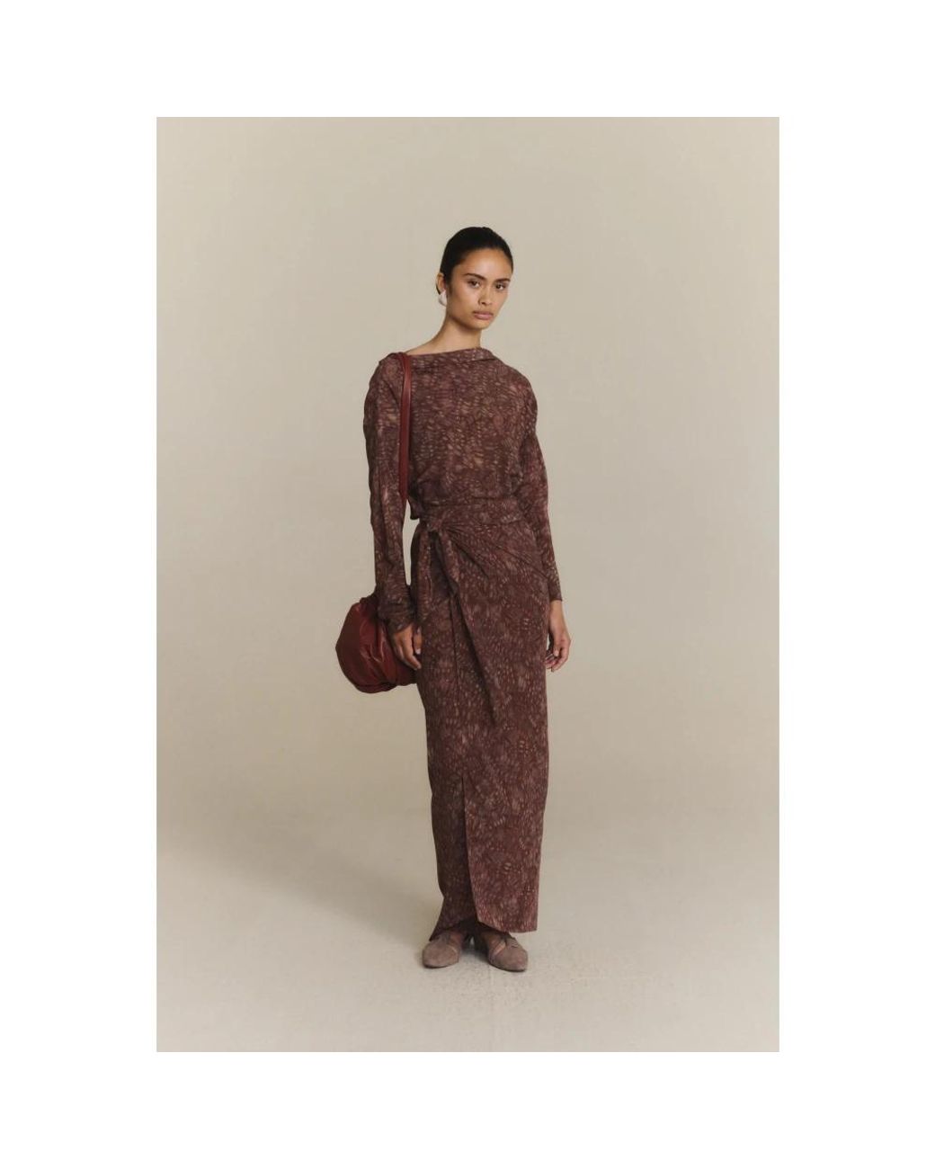 Cortana Brown Maxi Dresses