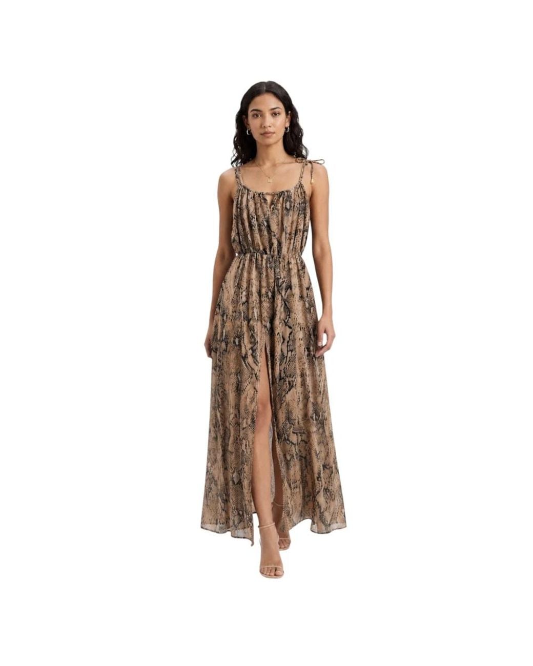 Just Cavalli Brown Maxi Dresses