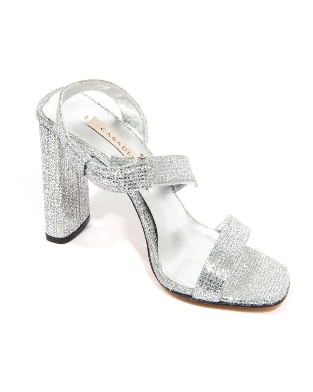 Casadei Metallic High Heel Sandals