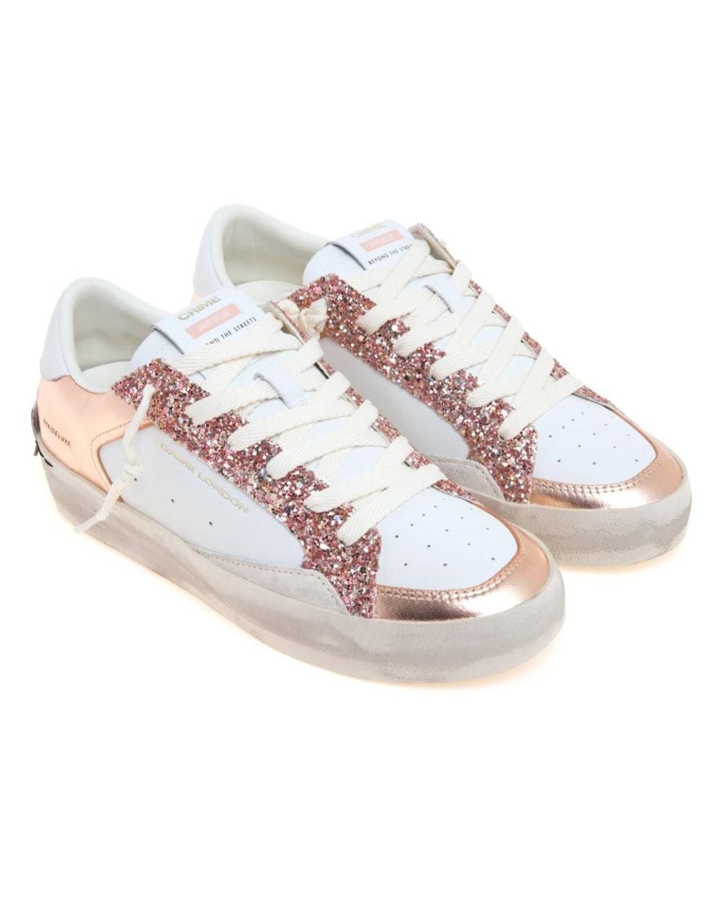 Crime London Pink Sneakers