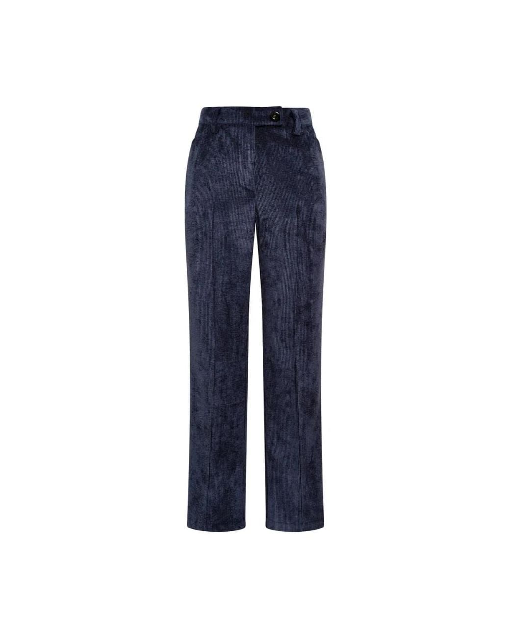 Maliparmi Blue Cropped Trousers