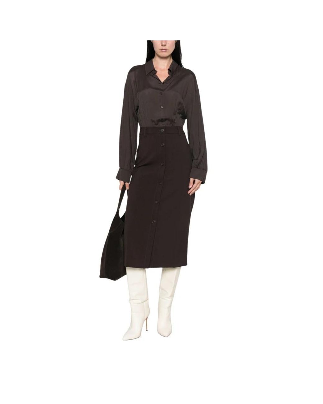 Twinset Black Shirt Dresses