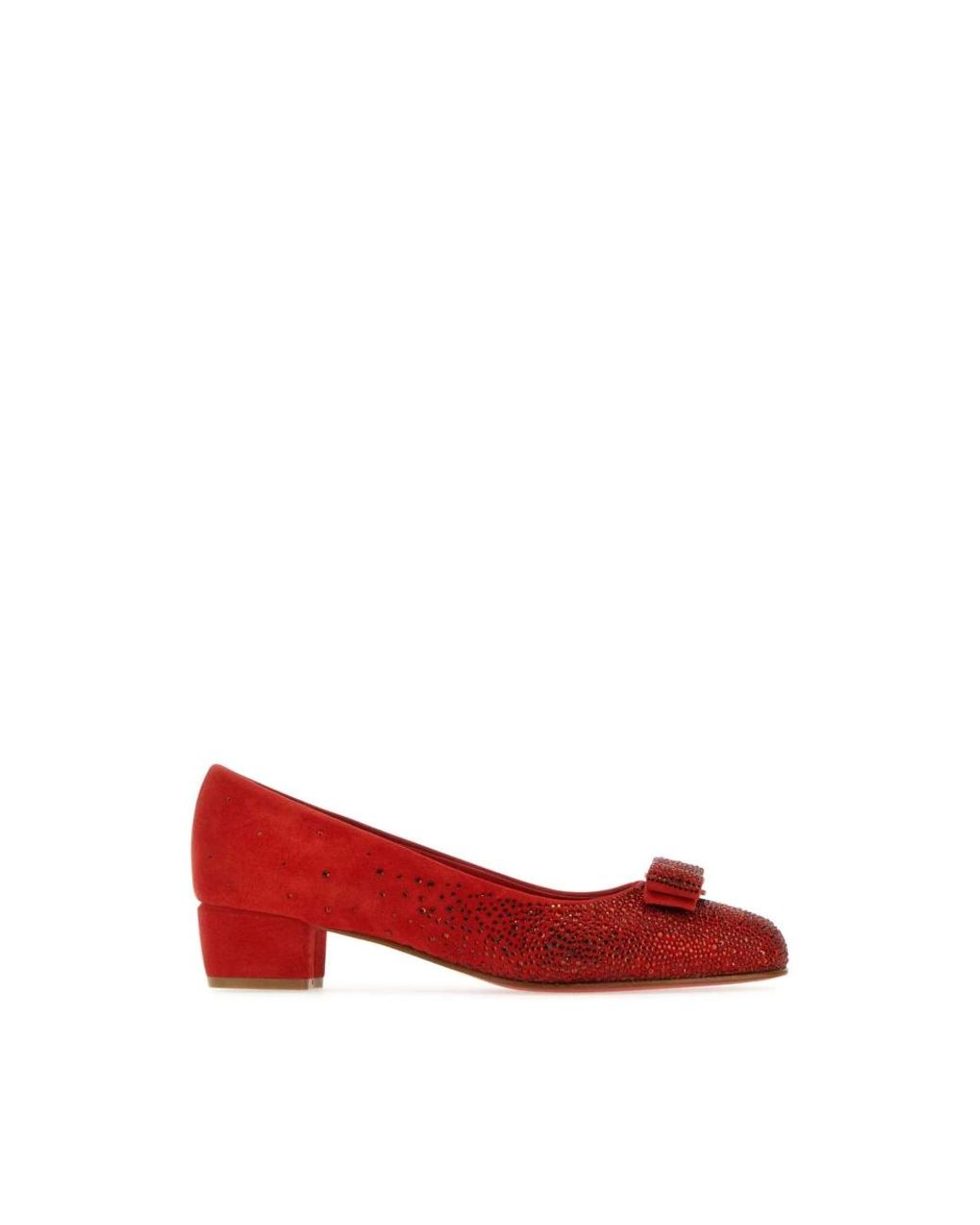 Ferragamo Red Pumps