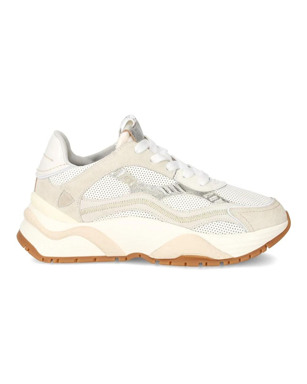 Philippe Model Schoenen ,Katoen Sneakers Odeon Tennis in het White