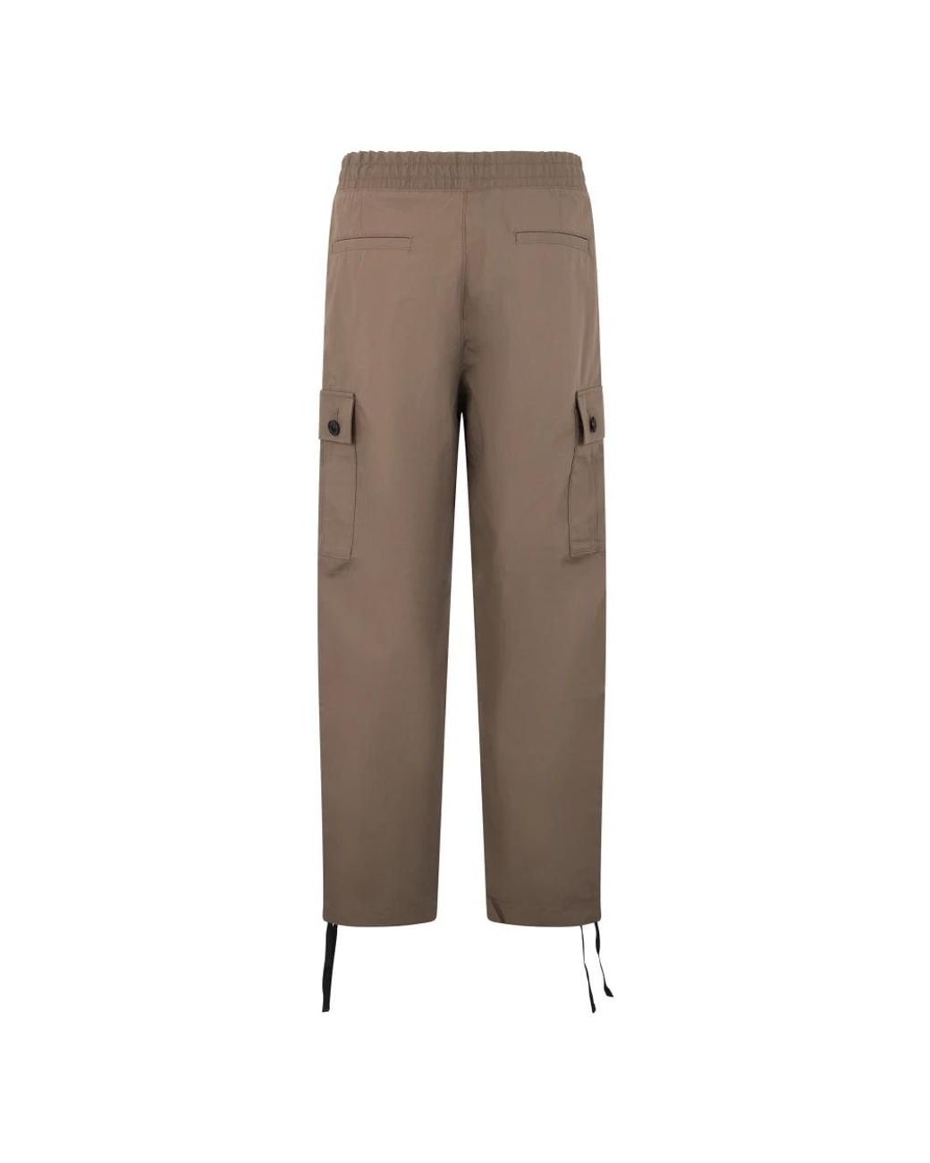 Boss Brown Straight Trousers for men