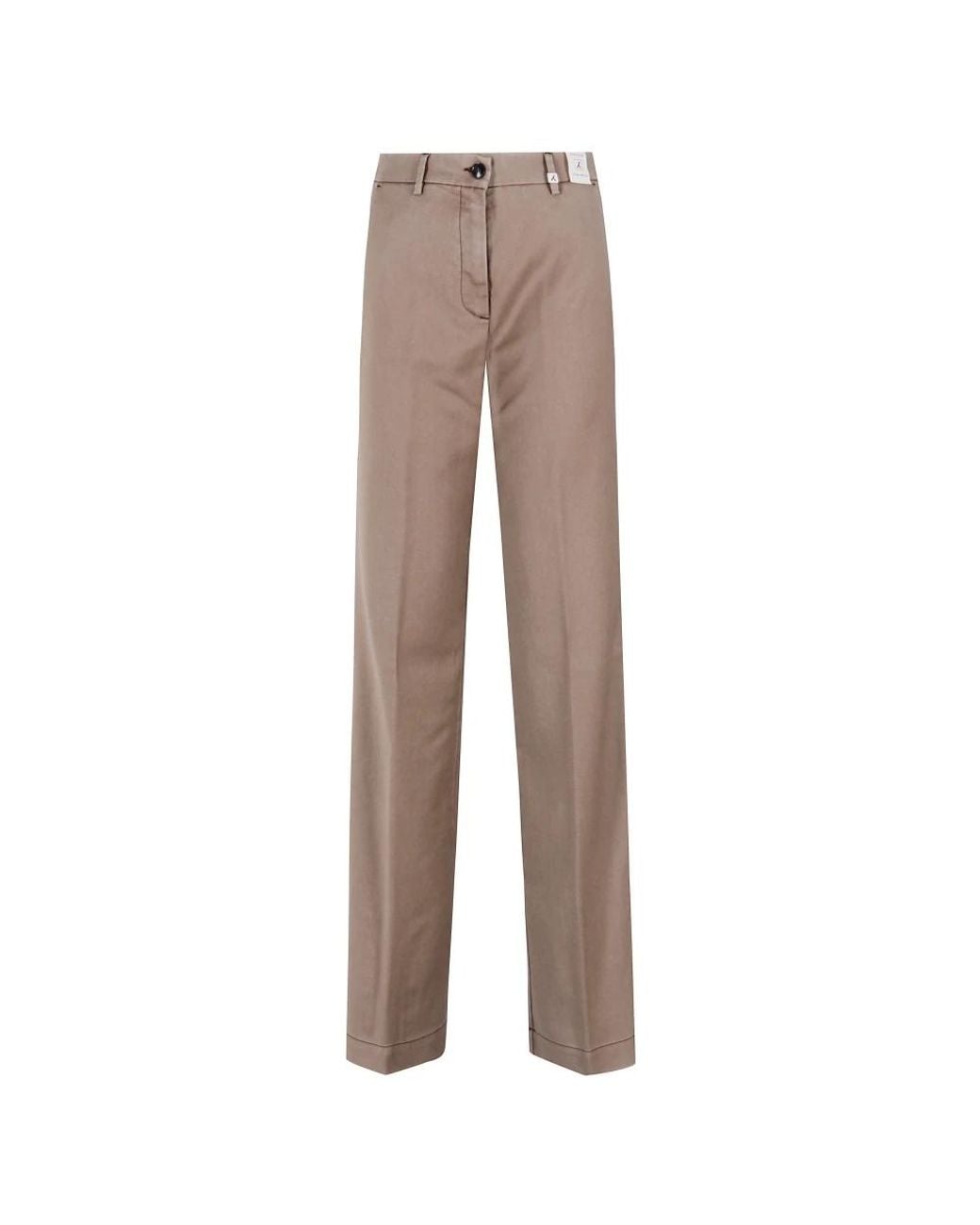 Myths Brown Straight Trousers