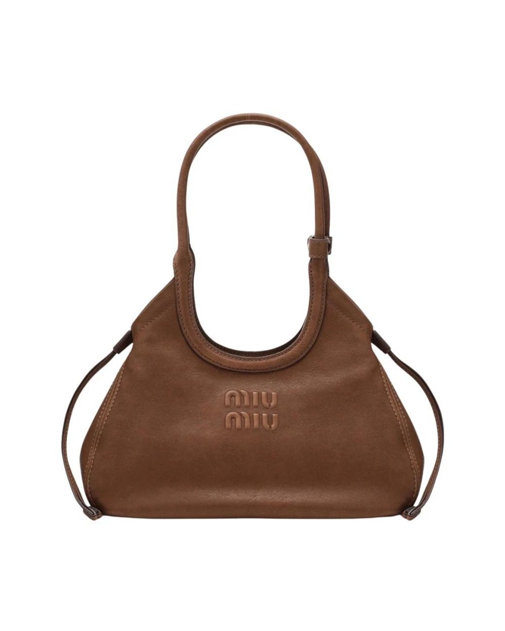 Miu Miu Brown Shoulder Bags