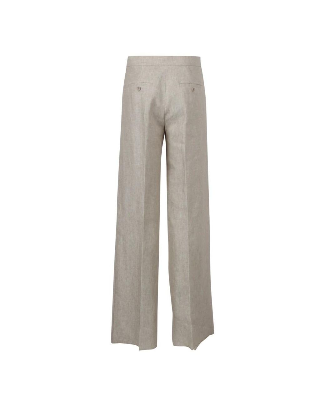 Max Mara Gray Wide Trousers