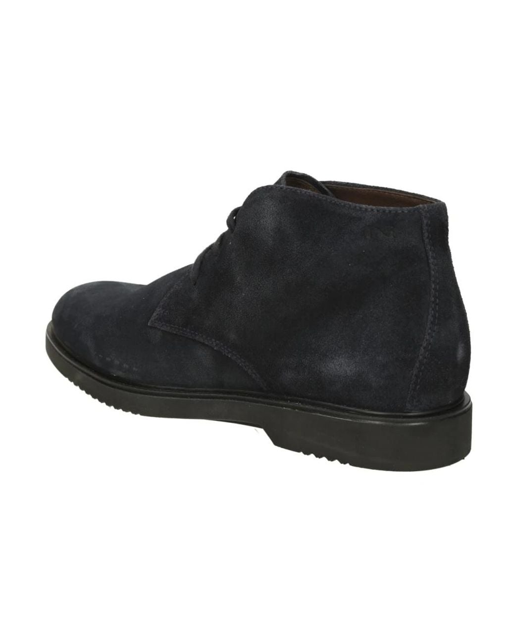 Nero Giardini Black Lace-Up Boots for men