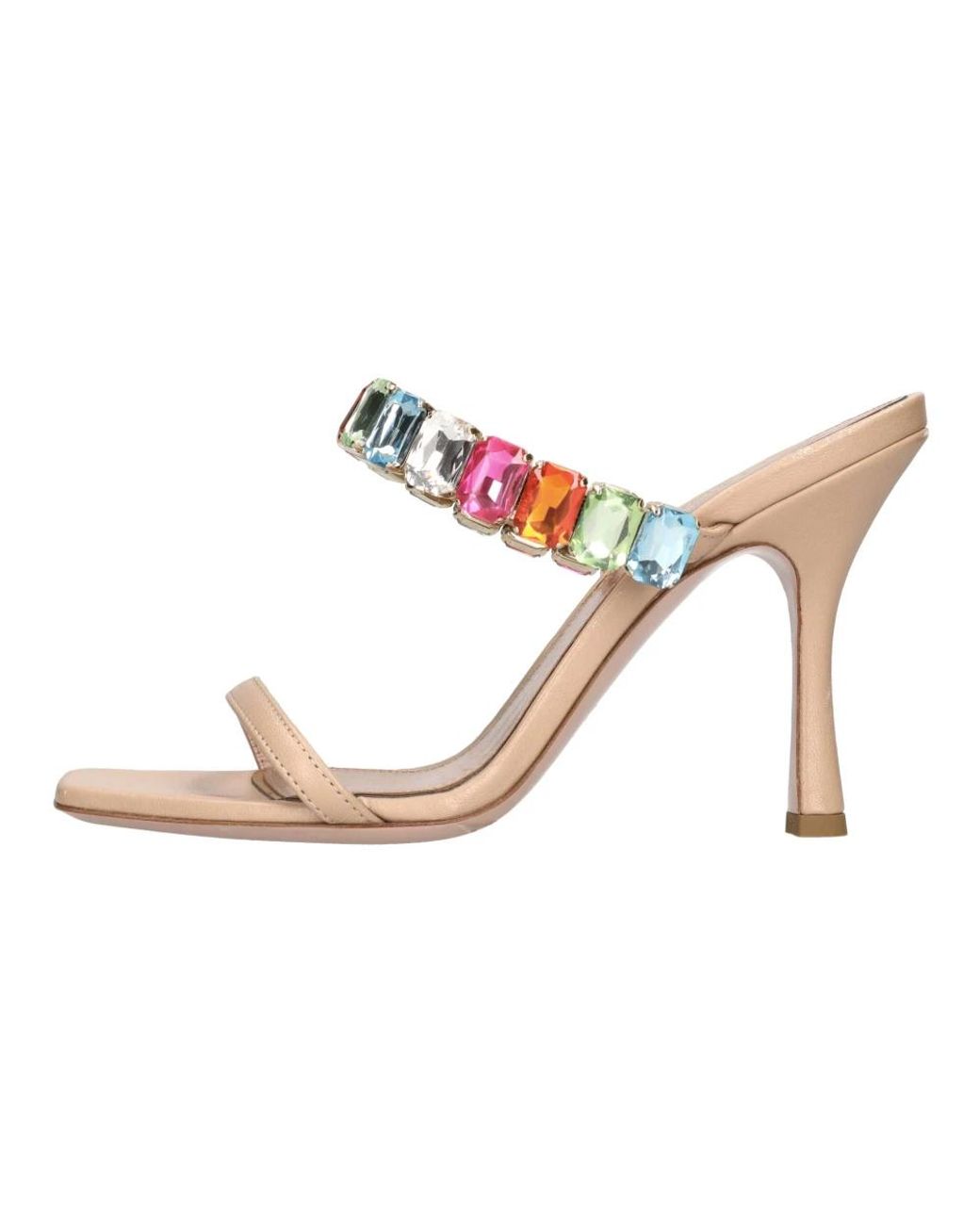 Heeled Mules Gedebe en coloris Pink