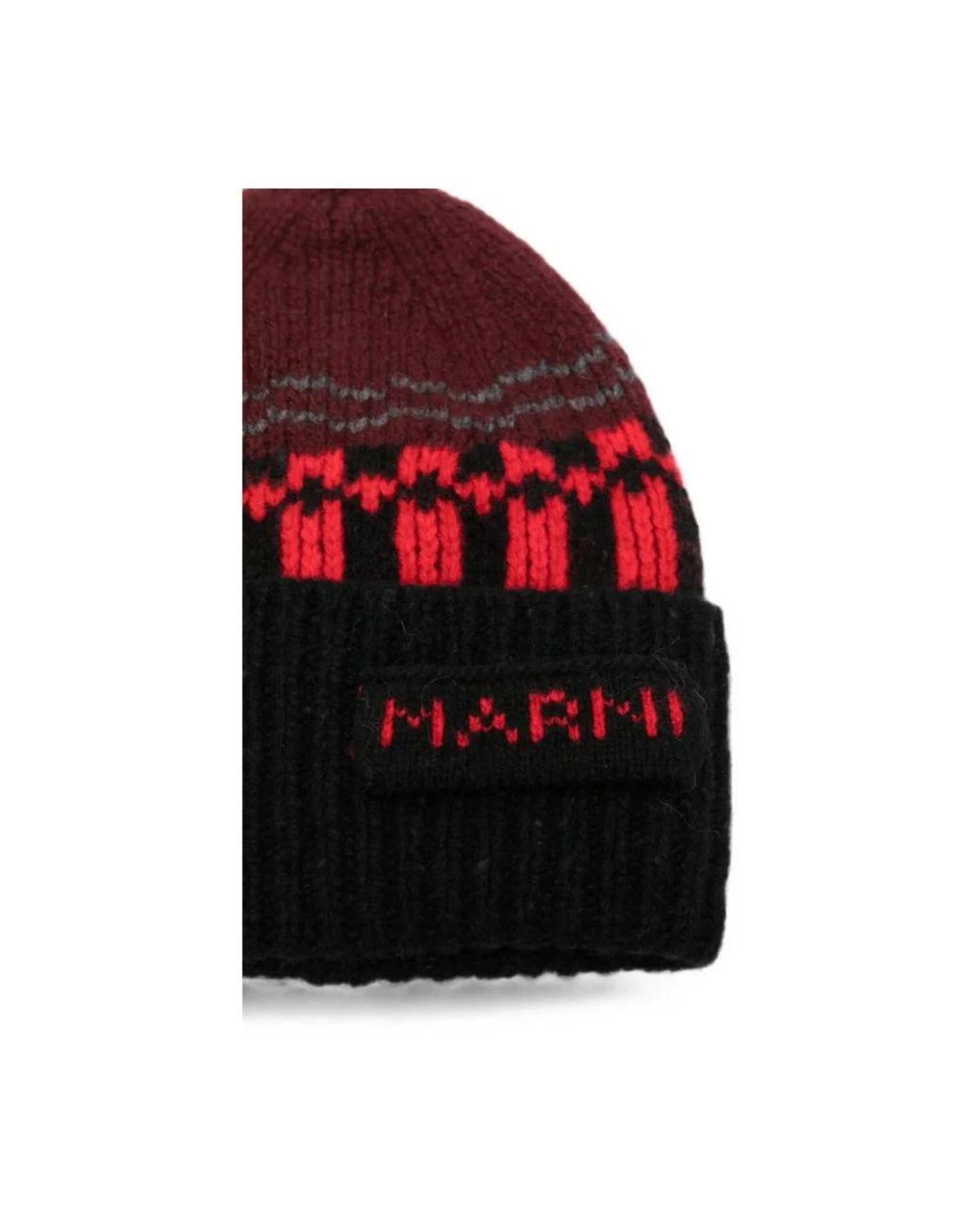 Beanies Marni en coloris Red