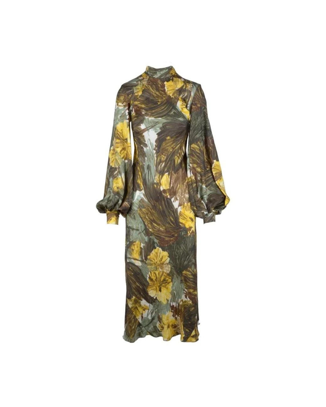 Erika Cavallini Semi Couture Green Midi Dresses