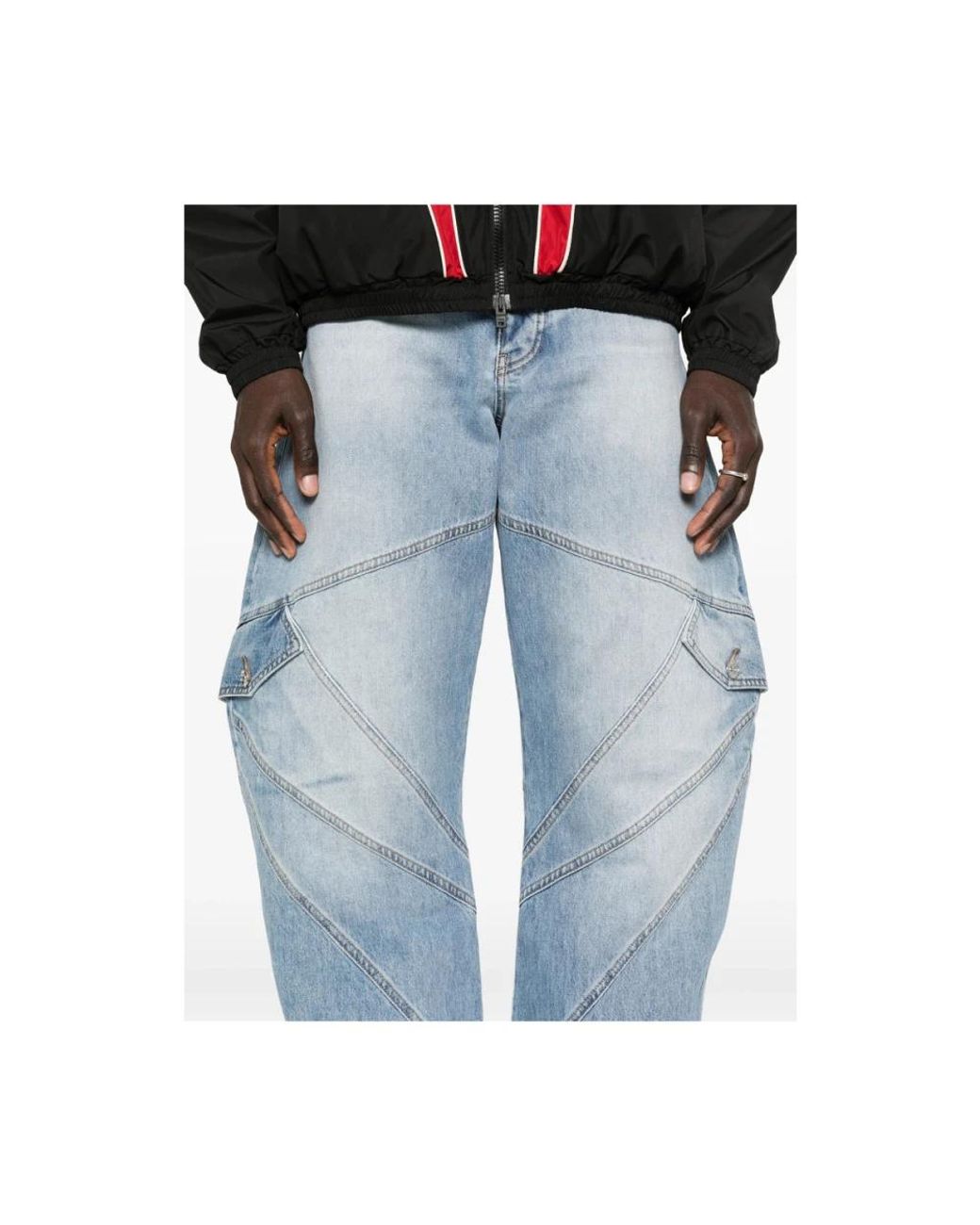 Amiri Blue Loose-Fit Jeans