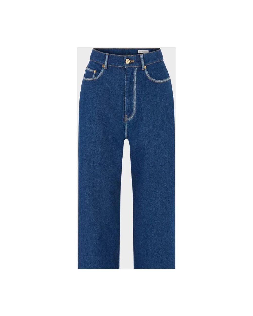 Nina Ricci Blue Straight Fit Jeans