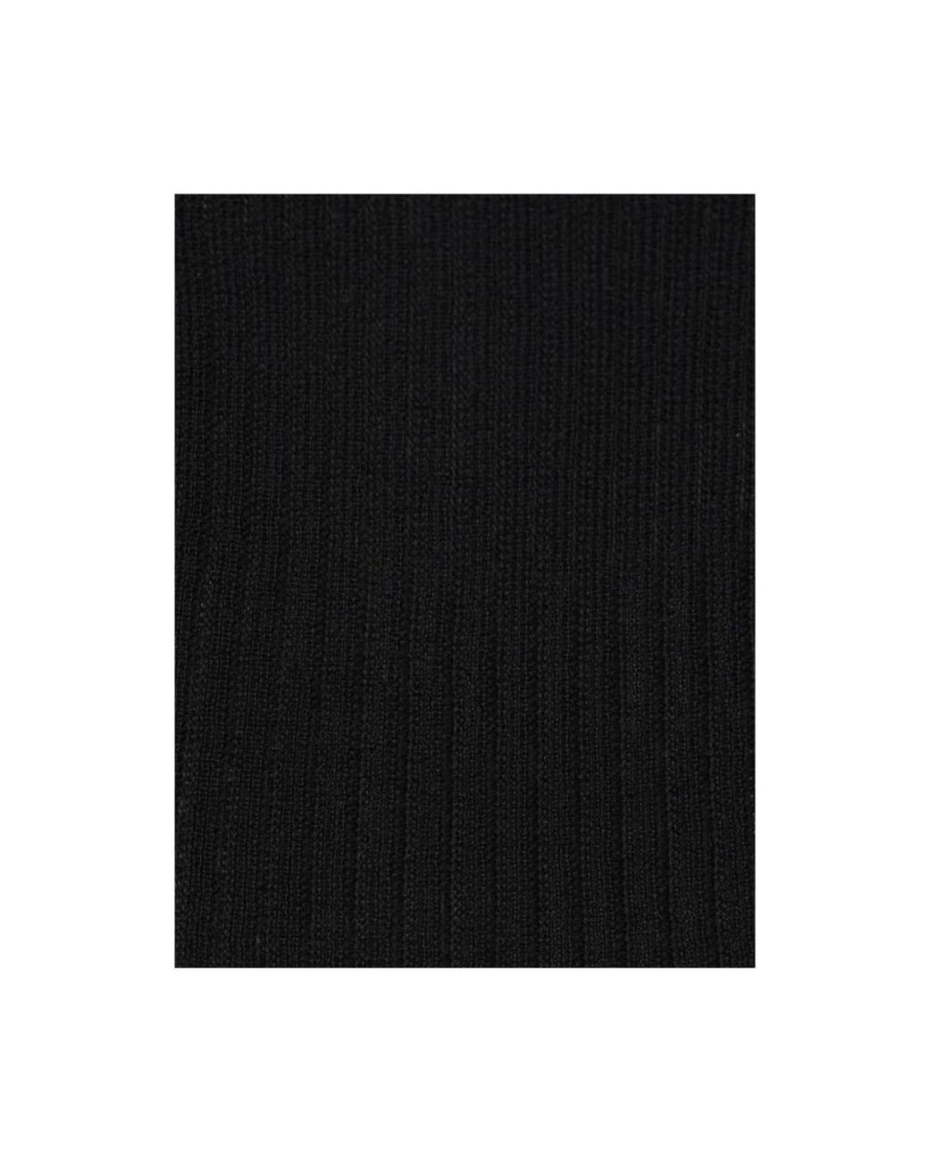 Max Mara Black V-Neck Knitwear
