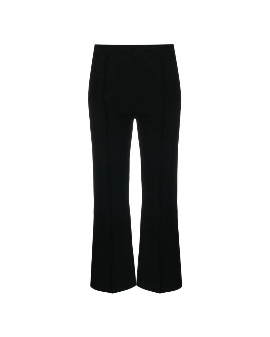 Theory Black Cropped Trousers