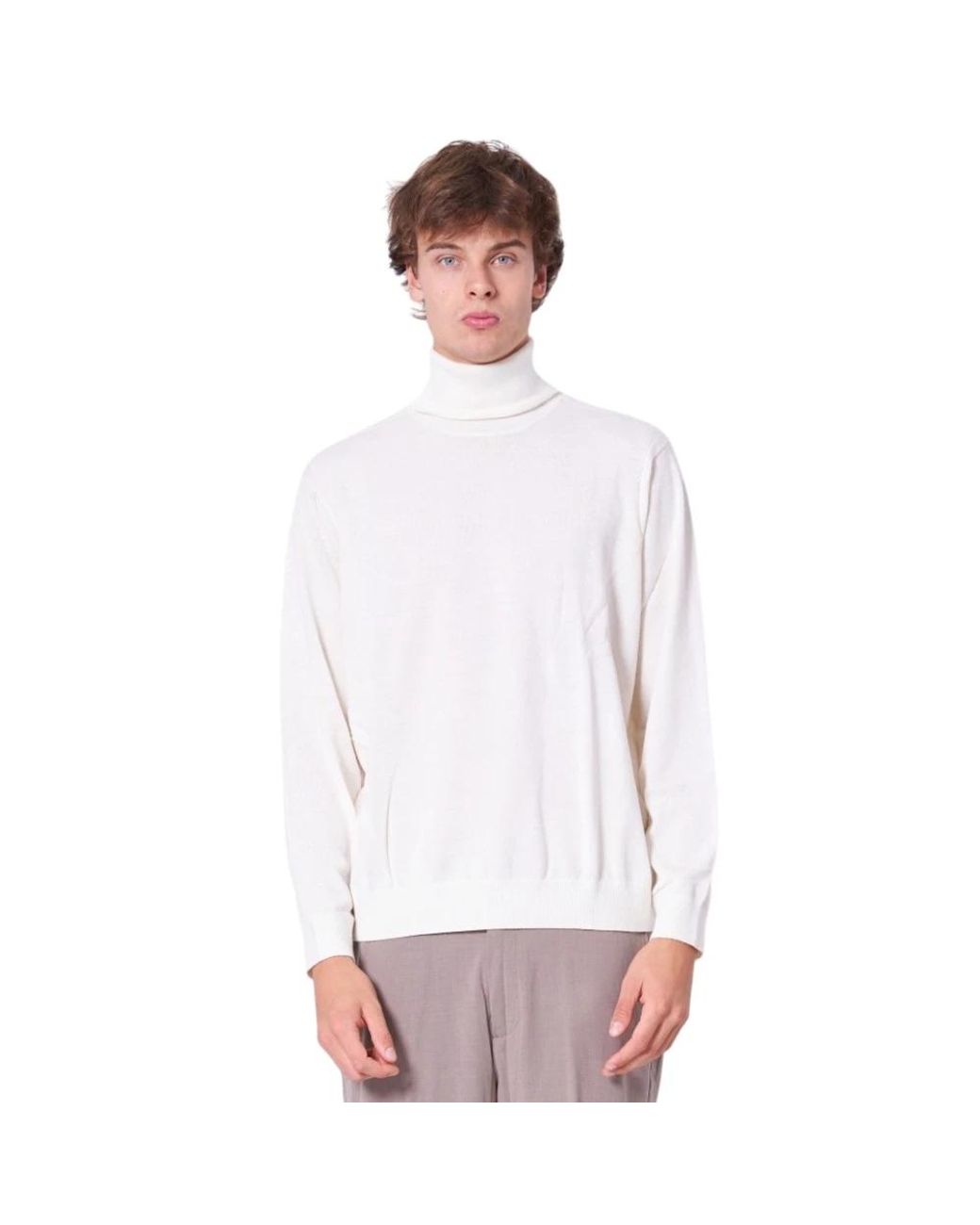 ARMANI EXCHANGE White Turtlenecks for men